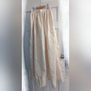 NWT Delphine Manivet Bridal Maxi Skirt Yves Longue Organza Made In France,Sz 38